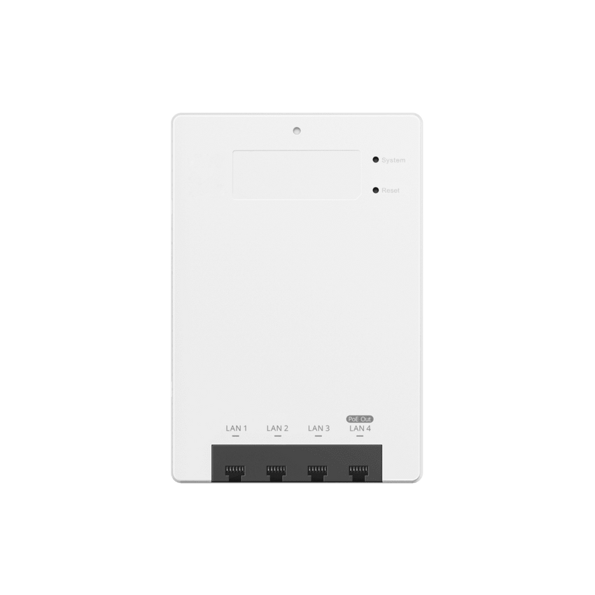 Punto de Acceso Mesh Wi-Fi 6 para interior en pared, hasta 320 usuarios ideal para Hotelería u Oficina.