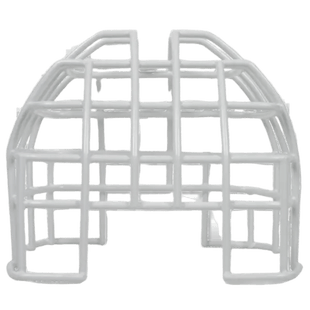 Protector De Rejilla Anti Vandalismo Y Golpes Accidentales, Color Blanco, Para Sirenas/Estrobos/Bocinas System Sensor, Montaje En Superficie, 7.49"Altox6.74"Anchox6.09"Profundidad
