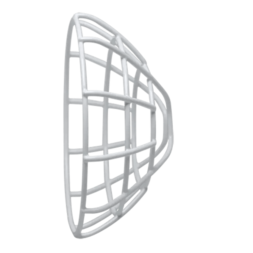 Protector De Rejilla Anti Vandalismo Y Golpes Accidentales, Color Blanco, Para Sirenas/Estrobos/Bocinas System Sensor, Montaje a Ras en Techo, 8.26"Altox8.26"Anchox3.54"Profundidad