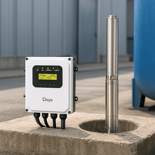 Bomba Solar Sumergible 3000W / Controlador Solar  AC/DC 136-264VAC /108-403VCD