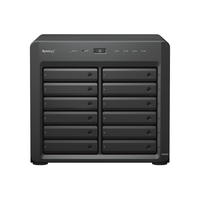 NAS Synology DiskStation DS2422+ | 12 Bahías | Expandible a 24 Bahías | Procesador AMD Ryzen Quad-Core | Hasta 32 GB DDR4 ECC | Caché NVMe SSD | Redes 10/25GbE | Compatible con Virtualización y Vigilancia.