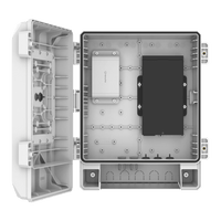 Gabinete SBP-150NBW / PC (Policarbonato) y Aluminio / IP66 IK10 NEMA 4X / Carga Máxima 15 kg / Dimensiones 360x420x163.1 mm / Color Blanco