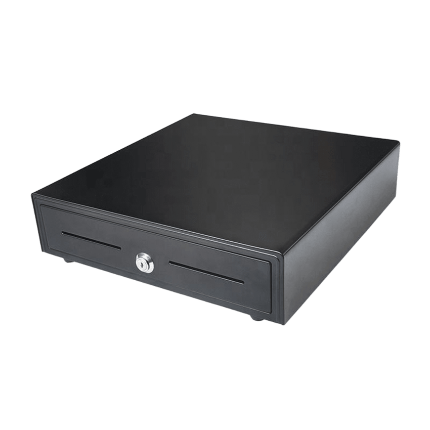 Cajón para Efectivo EK Series / Plataforma para Cajas Registradoras ECR / Gripper Metálico Durable / Bandeja para Monedas Removible / Uso Frecuente en Retail