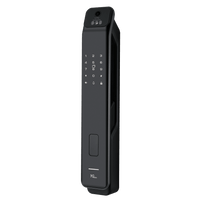 Cerradura Inteligente / Reconocimiento de Venas de la Palma / Reconocimiento Facial / Huella Dactilar / Video Intercom Bidireccional / Wi-Fi 2.4 GHz / App NGTeco Home / Auto Apertura y Cierre / Timbre Integrado / Aluminio / Puerta 45-60 mm (1.77-2.36 in)