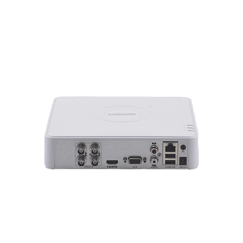 Audio Bidirieccional DVR 4 Canales TurboHD + 1 Canal IP / 2 Megapixel (1080p) Lite / Acusense Lite (Evita Falsas Alarmas) / 1 Bahía de Disco Duro / H.265+ / Salida de Vídeo Full HD
