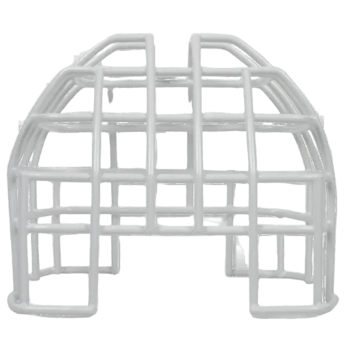Protector De Rejilla Anti Vandalismo Y Golpes Accidentales, Color Blanco, Para Sirenas/Estrobos/Bocinas System Sensor, Montaje En Superficie, 7.49"Altox6.74"Anchox6.09"Profundidad