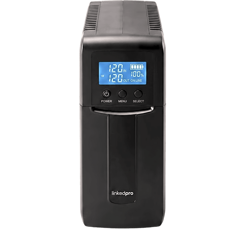 UPS de 850 VA/510 W, Topología Línea Interactiva, Entrada 120 Vca NEMA 5-15P, Tipo Mini Torre, Con 9 Tomas NEMA 5-15R