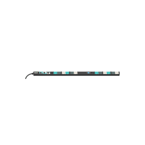 PDU Inteligente Monitoreable EL2P para Distribución de Energía, Enchufe de Entrada IEC 60309 3P+N+E 6h 32A/30A (IP44), 24 Salidas C13/C15 y 24 C13/C15/C19/C21, de Instalación Vertical, 240 Vca, 30/32 Amp