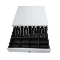 Cajón de Dinero / Organizador de Efectivo / Compartimentos para Billetes y Monedas / Clips Metálicos de Sujeción / Ranura de Inserción / Uso en Puntos de Venta