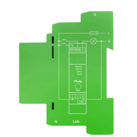 Relevador / Contacto Seco / Interruptor WIFI/ Industrial y residencial inteligente / Hasta 16A / Soporta Google y Alexa / Nube P2P y control Local / 1 canal y puerto ethernet