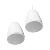 Par de Altavoz colgante | DesignMax | 6in | 8ohms | 70/100V | Blanco | Exterior