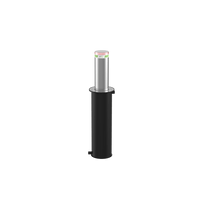 Bolardo Automático de Seguridad / Hidráulico / 219 mm Diámetro / Elevación 600 mm (23.6 in) / 4 Segundos Operación / IP68 / Control Remoto 100 m (328 ft) / LED Integrado