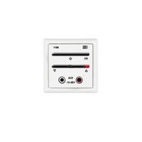 Módulo De Entrada Para Señal De Audio Auxiliar Con Encendido/Apagado Y Regulación De Volume, Color Blanco