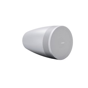 Altavoz Colgante Luna | Designmax | Sistema de Rango Extendido | Array Circular Ring Array™ 8 Drivers | Woofer 8" Integrado | Cobertura 140° | Color Blanco