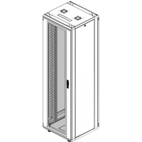 Gabinete Rack 42 Unidades / Piso 19 Pulgadas / Puerta Cristal Templado / Capacidad Carga 1000 Kg / Acero Calibres 16-18-20 / Ventilación Superior / Ruedas y Niveladores / Cerradura Seguridad