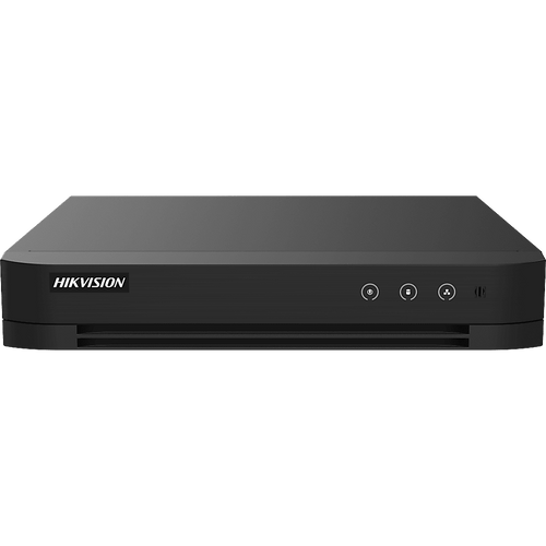 DVR 4 Canales TURBOHD + 4 Canales IP / 8 Megapixel (4K) / Audio Bidireccional / ACUSENSE / 1 Bahía de Disco Duro / Salida de Video en Full HD / H.265+