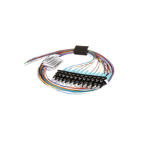 Kit de 12 Pigtails con Conector LC, Multimodo 50/125 OM4, 900um, de 1 Metro (3.28 Pies)