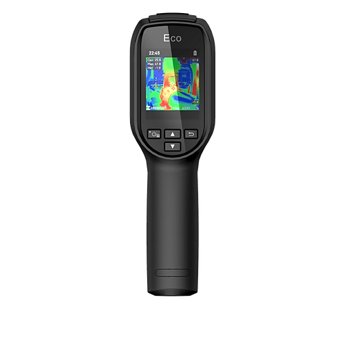ECO - Cámara Termográfica Portátil / Rango de temperatura de -20 °C a 550 °C / Alta precisión ±2?/±2% / Resolución super IR 240 x 240 / Pantalla LCD 2.4" / puntero láser / IP54 / Memor