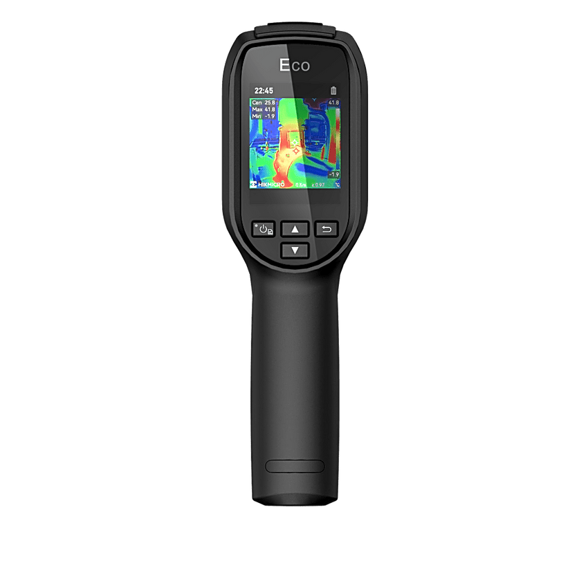 ECO - Cámara Termográfica Portátil / Rango de temperatura de -20 °C a 550 °C / Alta precisión ±2?/±2% / Resolución super IR 240 x 240 / Pantalla LCD 2.4" / puntero láser / IP54 / Memor