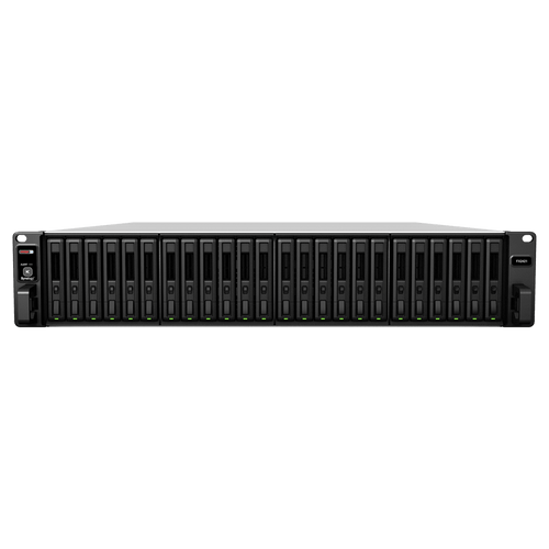 Unidad de Expansión FX2421 para Synology FlashStation | 24 Receptáculos de Unidad 2.5" | Compatible con SSD SATA SAT5200 | Diseño de Alta Fiabilidad | Fuentes de Alimentación Redundantes.