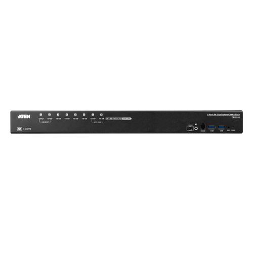 Conmutador KVM USB 3.0 4K | DisplayPort de 8 puertos