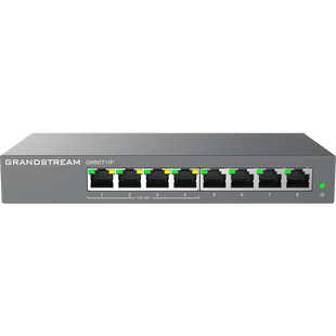 Switch de Red Administrable Capa 2 Lite / 8 Puertos Gigabit Ethernet / 4 Puertos PoE / VLAN / QoS / Snooping IGMP / Montaje en Pared y Escritorio / Compatible con GDMS