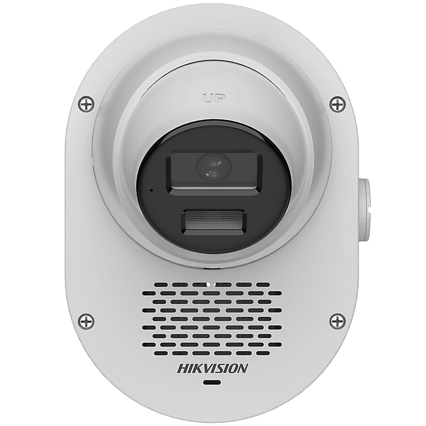Cámara Turret TURBOHD 2 Megapixel (1080p) / Imagen a Color 24/7 con Apertura F1.0 / Audio Bidireccional y Sirena / Luz Blanca e IR 40 m (131.2 ft) / IP67 / Smart-Hybrid Light / 3D DNR