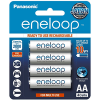 Batería Recargable AA 1.2V ENELOOP / Ni-HM / Paquete de 4 Baterías