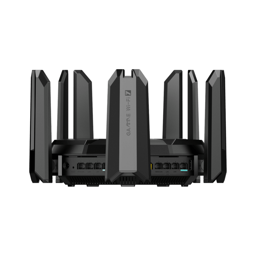 Home Router inalámbrico MESH Wi-Fi 7, Diseñado para GAMING con doble puerto WAN 2.5G para Sumar Ancho de banda, 3 puertos LAN 2.5G, 4 puertos LAN Gigabit.