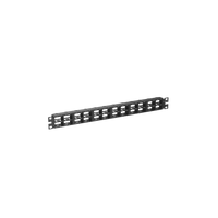 Panel de Parcheo Modular Mini-Com (Sin Conectores), Plano, Sin Blindaje, Alta Densidad, Números Pre-impresos, de 48 Puertos, 1 UR