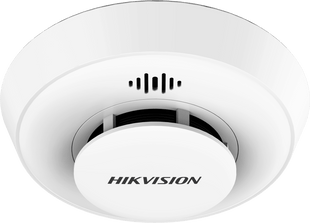 Detector de Humo Interlink con Funcion Hub / Doble Tecnología de Sensor de Luz / Alarma Auditiva 85dB / Batería de Litio 10 Años / Autoverificación / Compatible con Hik-Connect / Interconectable 30 Dispositivos