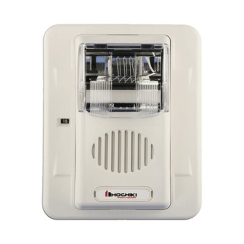 Sirena Estrobo, 24 Vcd, Multi-Candela 15 hasta 110 cd, Montaje En Pared, Color Blanco, Serie HEC3 (0500-06030)