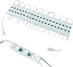 Módulo LED Resistente a Intemperie / 4500 Lúmenes / 110V / Luz Blanca 6 500 K / Hasta 20 Módulos en Serie / No Requiere Transformador.