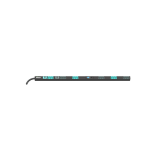 PDU Inteligente Monitoreable EL2P para Distribución de Energía, Enchufe de Entrada IEC 60309 2P+E 6h, Con 18 Salidas C13/C15 y 18 C13/C15/C19/C21, de Instalación Vertical, 230 Vca, 32 Amp