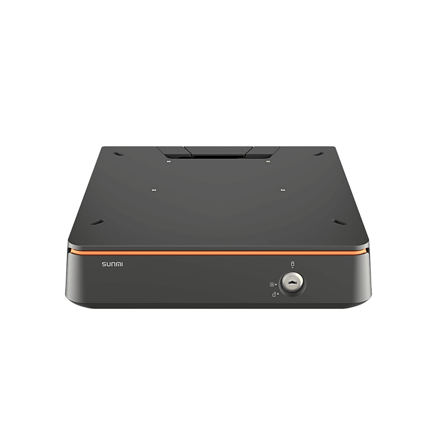 Cajón de Efectivo Mini SUNMI / ABS de Alta Resistencia / 3 Posiciones de Bloqueo / 9V-24V Autoajustable / 1,000,000+ Operaciones / 10 kg Capacidad de Carga / Reducción de Ruido <50dB