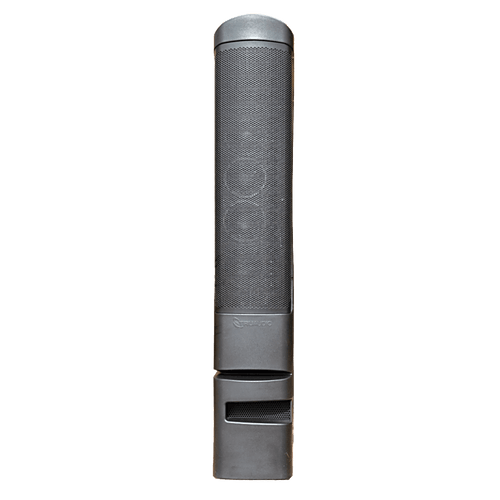Altavoz Line Array Exterior | 200W RMS | 37 Hz - 20 kHz | 16 Tweeters + 4 Midranges + 1 Woofer | IP56 | Instalación Enterrada o Base Placa | Cobertura 25-30 pies (7.6-9.1 m)