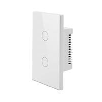 (ZigBee) Apagador switch inalámbrico ZigBee . Cable Neutro Opcional, control de 2 regresos de carga, 110V