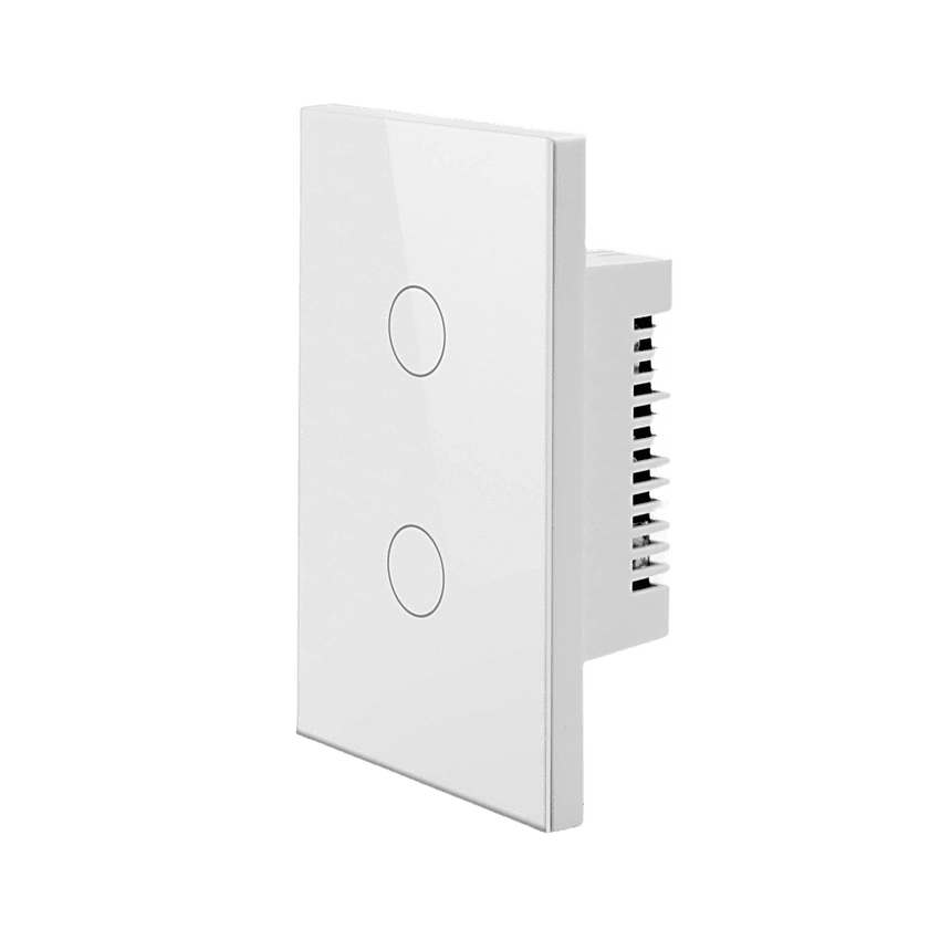 (ZigBee) Apagador switch inalámbrico ZigBee . Cable Neutro Opcional, control de 2 regresos de carga, 110V