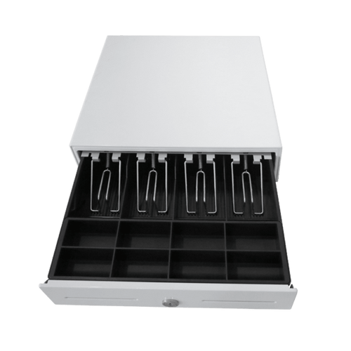 Cajón para Efectivo / Serie MK / 4 Compartimentos Billetes 5-8 Monedas / Clips Metálicos / Ranura de Inserción / Punto de Venta