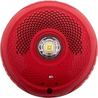 BOC C/LAMP ESTROBOSCOPICA tipo LED MONT EN TECHO CLR ROJO