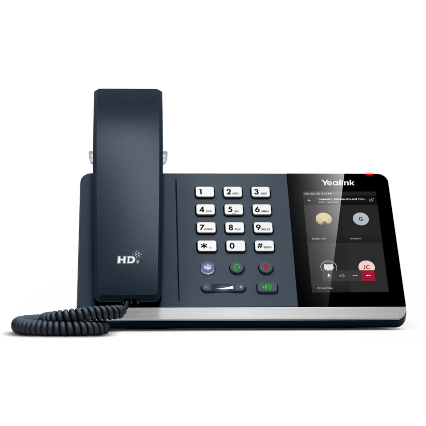 Teléfono IP Yealink MP54 Compacto con Android 12 y Certificación Microsoft Teams