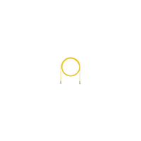 Cable de Parcheo TX6, UTP Cat6, Diámetro Reducido (28AWG), Color Amarillo, 7.62 Metros (25 Pies)