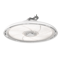 Luminaria LED High Bay Redonda REBL / 12,000-18,000 Lúmenes / Óptica Micro-Prisma Patentada / UGR Ultra Bajo / IK10 IP66 NEMA 4X / Temperatura 3500K-4000K-5000K Switchable / UVOLT 120-347V.