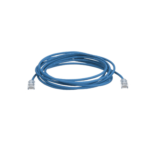 Cable de Parcheo TX6, UTP Cat6, Diámetro Reducido (28AWG), Color Azul, 30 Metros (98.43 Pies)