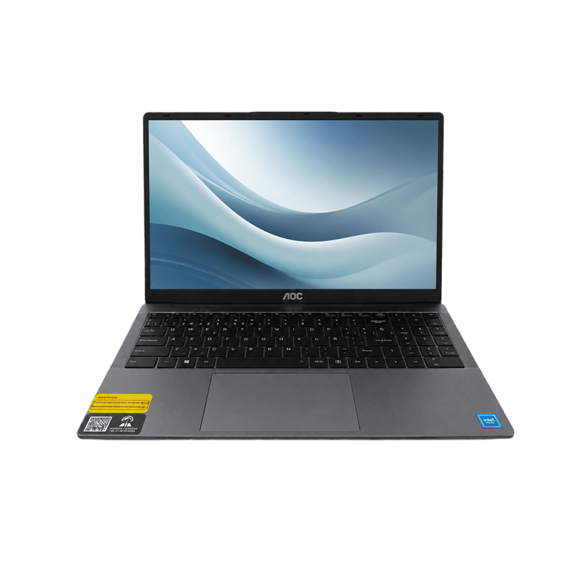 Laptop AOC AP15 / Intel Alder Lake N97 / 16 GB RAM DDR4 / 512 GB SSD / Wi-Fi 5 / Bluetooth 4.2 / Windows 11 / Puertos USB 3.0-3.2-USB-C-HDMI