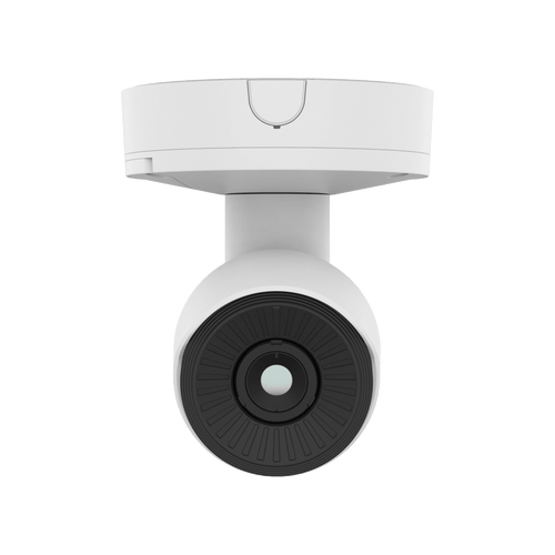 Cámara Térmica AI Radiométrica QVGA / Detector Microbolómetro 384x288 / Clasificación AI Persona-Vehiculo / Rango Temperatura -40°C a 550°C / NETD ≤30mK / IP66 IK10 / PoE y 12VDC / ONVIF S,G,T,M