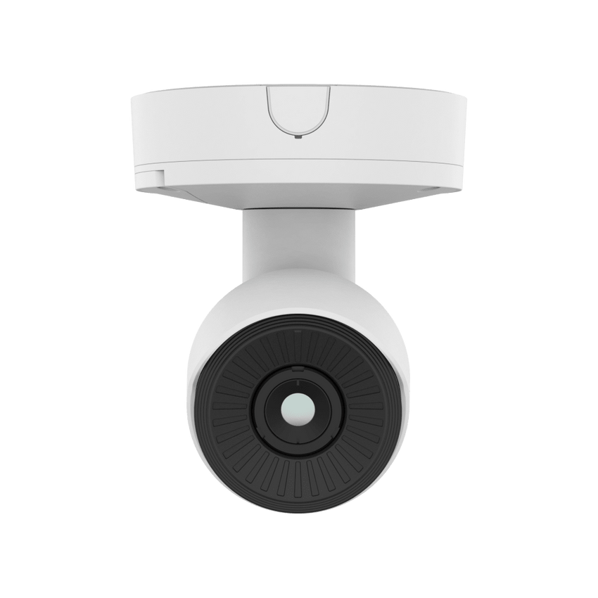 Cámara Térmica AI Radiométrica QVGA / Detector Microbolómetro 384x288 / Clasificación AI Persona-Vehiculo / Rango Temperatura -40°C a 550°C / NETD ≤30mK / IP66 IK10 / PoE y 12VDC / ONVIF S,G,T,M