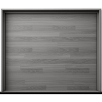 Puerta de Garage de Alta Calidad / Estilo Americano / Acabado Laminado PREMIUM / Color Gris / 18x8 Pies.
