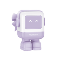 Cargador RobotGaN de 65W Serie UNO | 3 Puertos de Carga R�pida | 2 USB-C | 1 USB-A | PD 3.0 | QC 4.0 | Carga Inteligente | Tecnolog�a GaN II | Zapato Magn�tico Extra�ble | Carcasa Ign�fuga | Pantalla LED