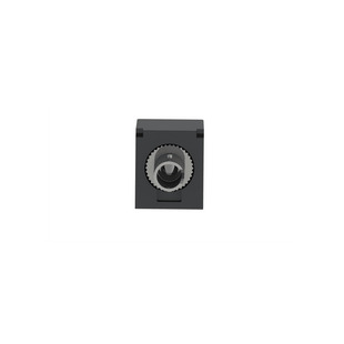 Módulo Acoplador ST Simplex, para Fibra Óptica Multimodo OM3/OM4, Tipo Mini-Com, Color Negro